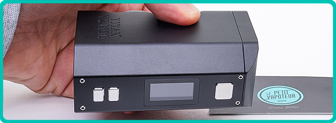 Design de la Box Titan PWM V2 Steam Crave